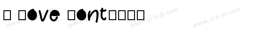 I Love Font字体转换